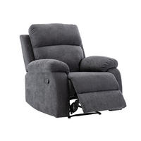 RELAXSESSEL - -Sitzer - Stoff - Anthrazitgrau - - Anthrazit, Textil (91/100/96cm) - Vente-Unique