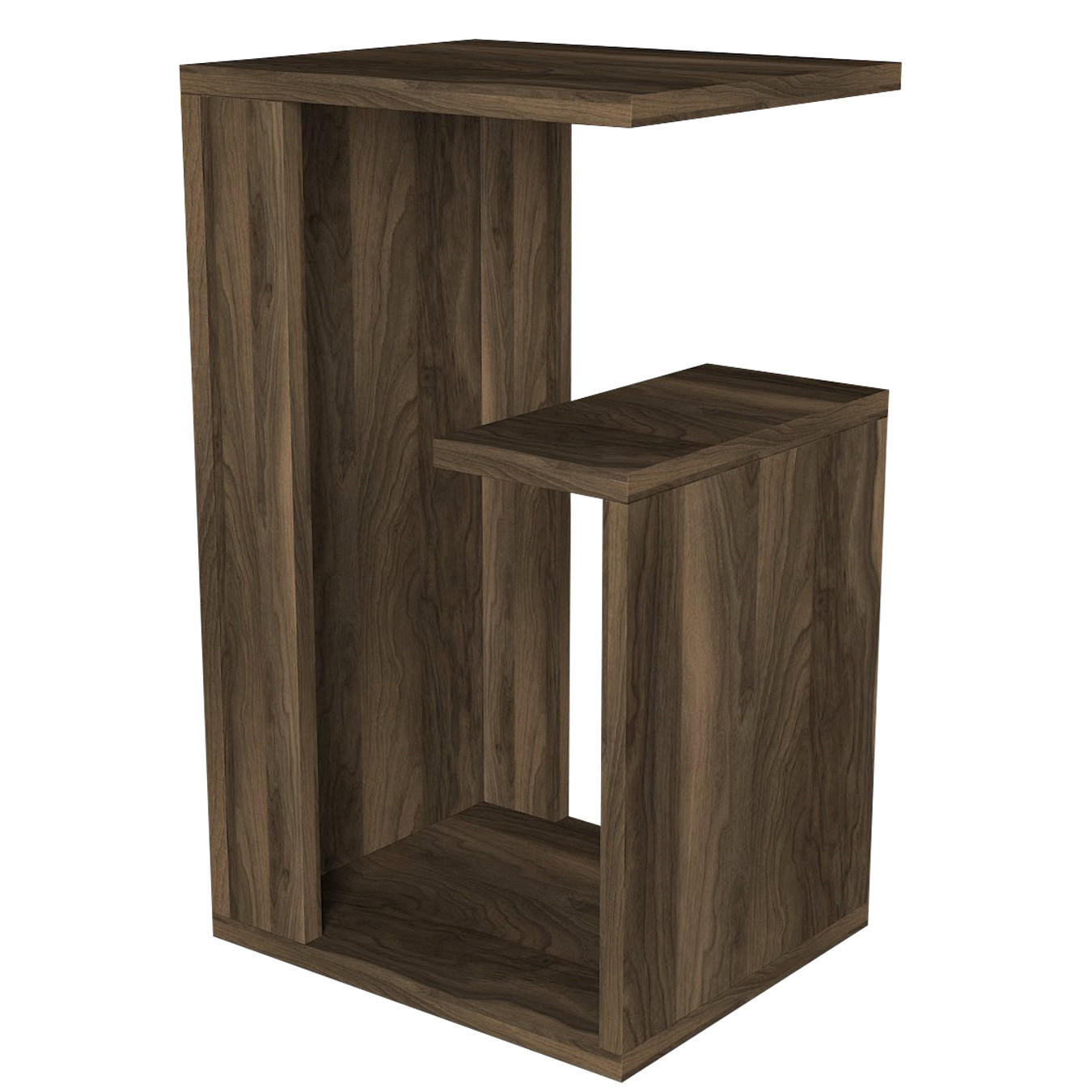 BEISTELLTISCH Sister Tesbih Walnuss - Walnussfarben/Braun, Holzwerkstoff (30/35/60cm) - moebel17