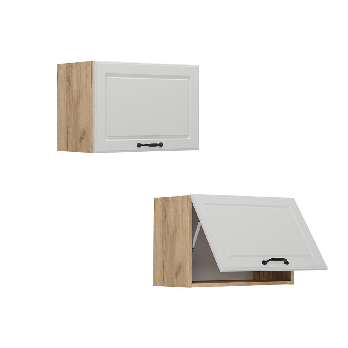 Honigeiche/Weiß, Holzwerkstoff (60/40/31cm) - Vicco