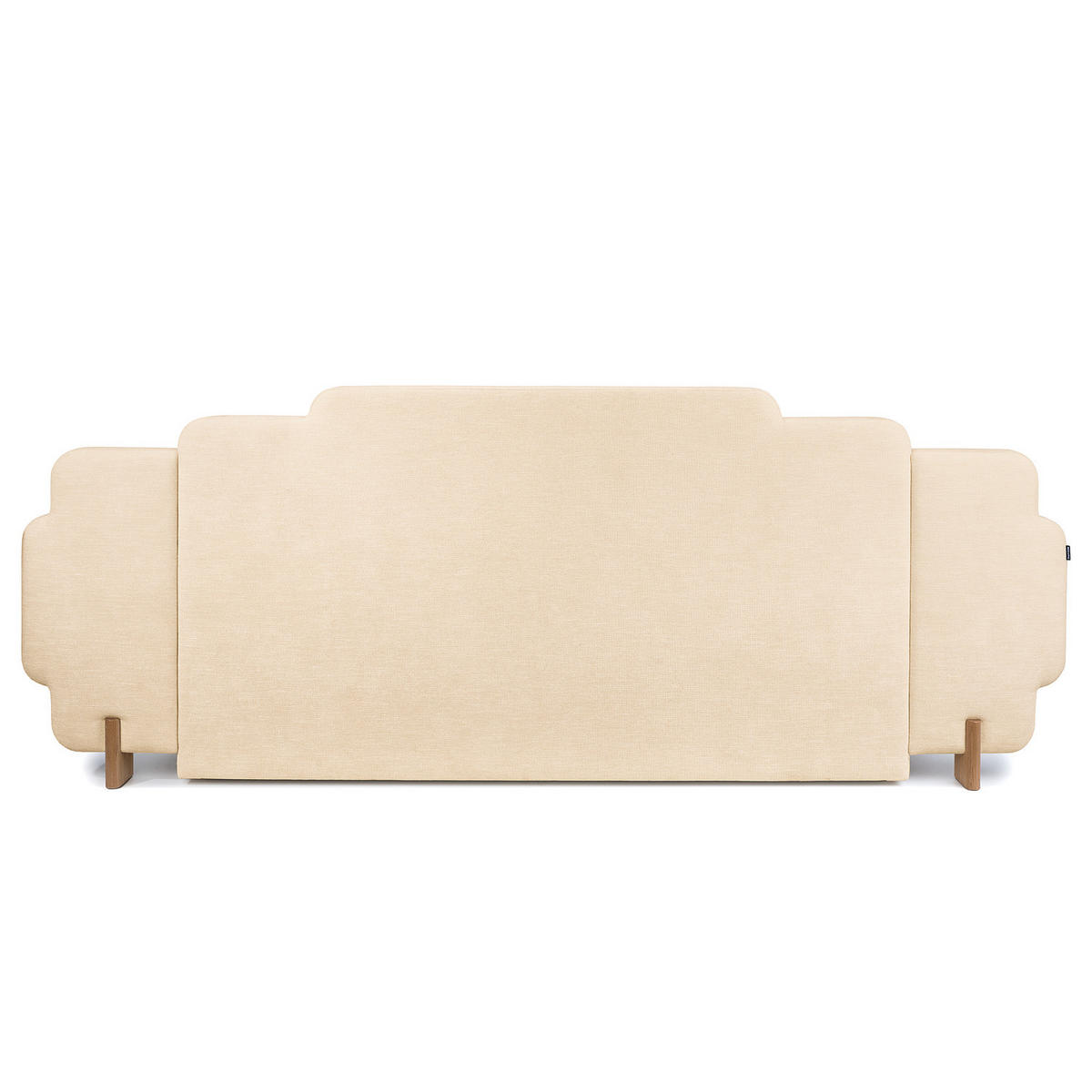 POLSTERBETT - Chenille - Creme, Textil (160/200cm) - home24