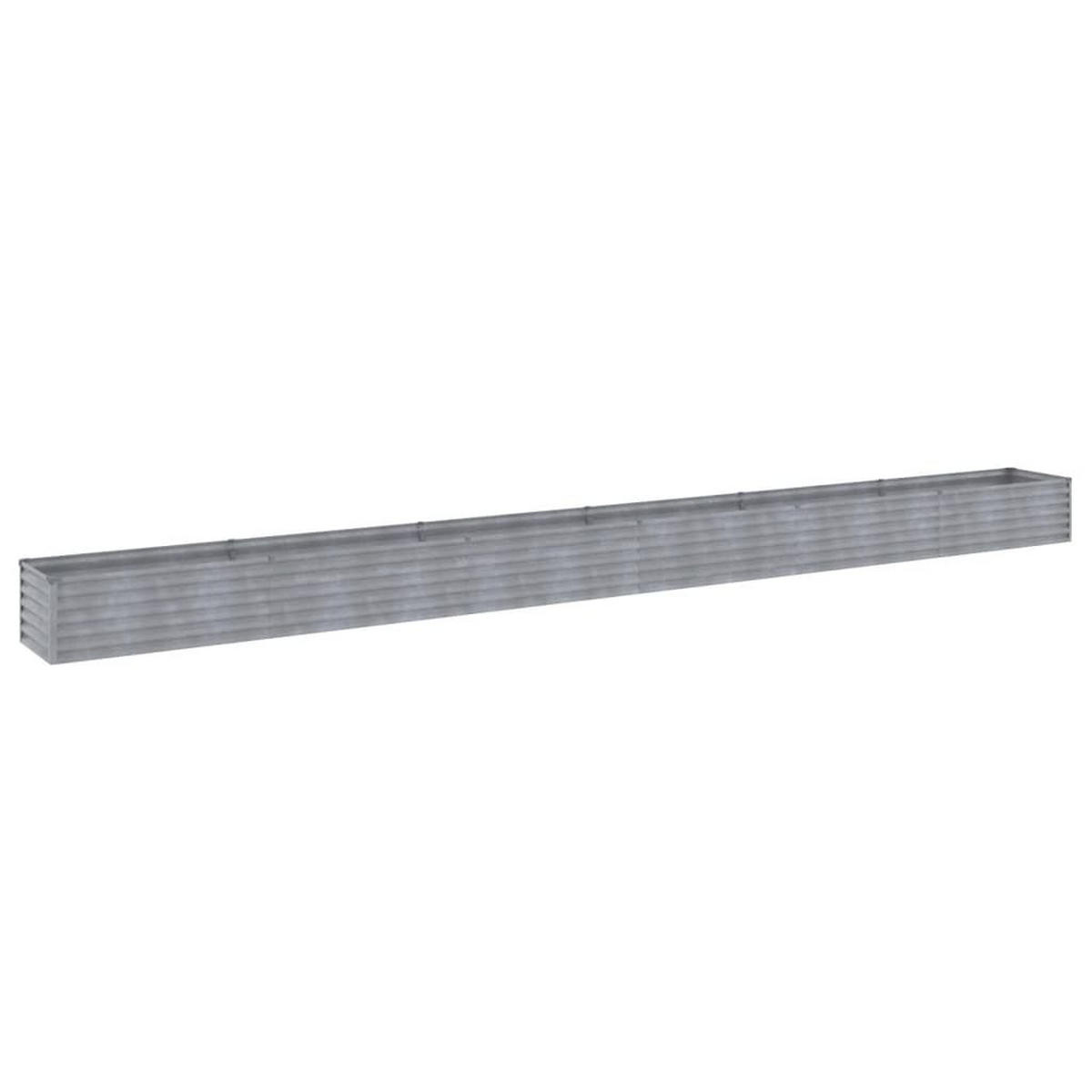 HOCHBEET aus Cortenstahl AKSEL | unten offen | 580x50x36cm - Braun, Metall (580/36/50cm) - DELUKE