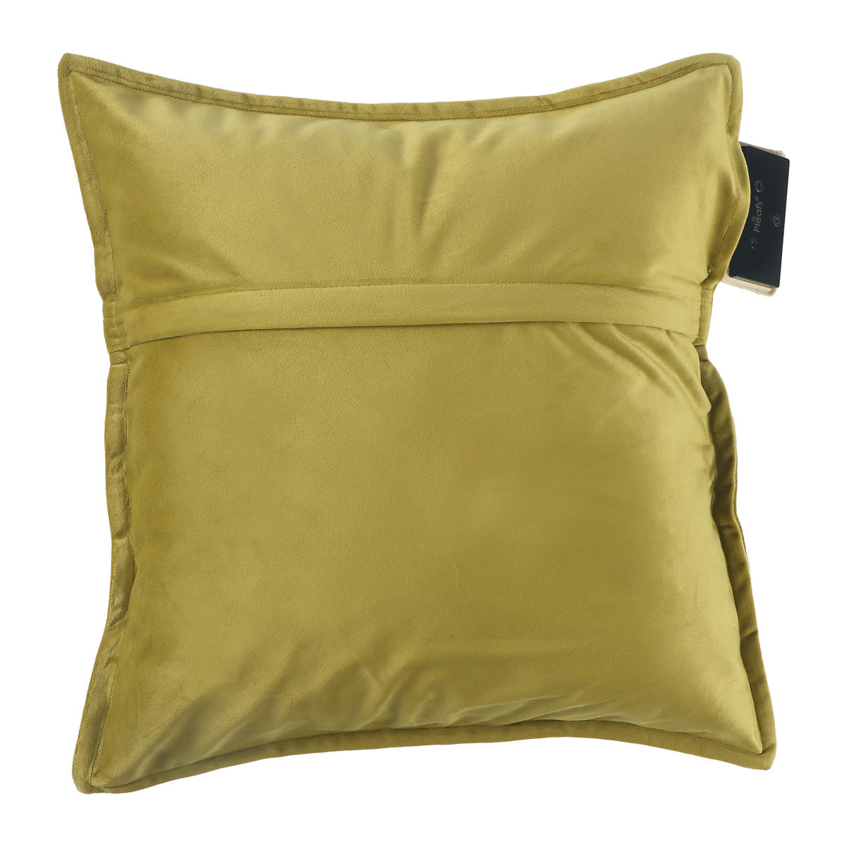 HEIZKISSEN Plush 45x45cm Barley Corn - Honig, Textil (45/45cm) - Pleafs