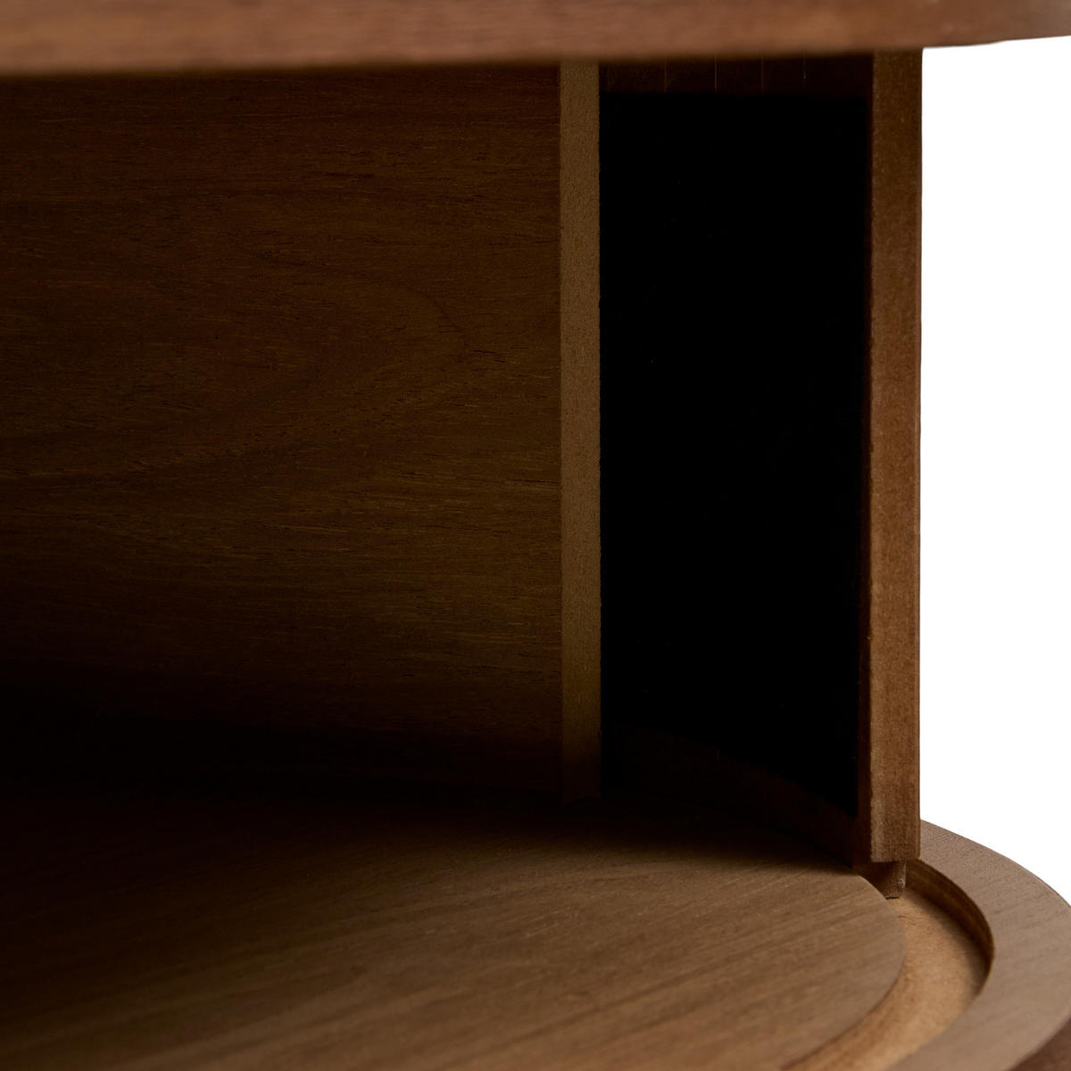NACHTTISCH mit 2 Schubladen Nysos 40/40/54 cm - Braun, Holzwerkstoff (40/54/40cm) - Atmosphera Createur d´interieur