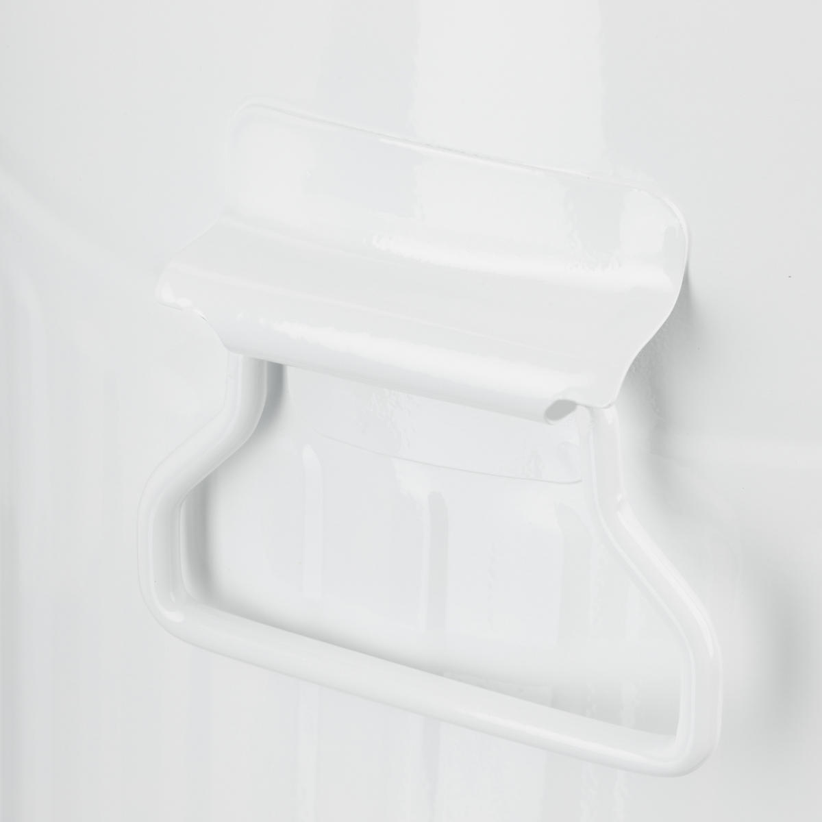 TRETEIMER - Weiß, Kunststoff/Metall (22/32.5/25cm) - Relaxdays