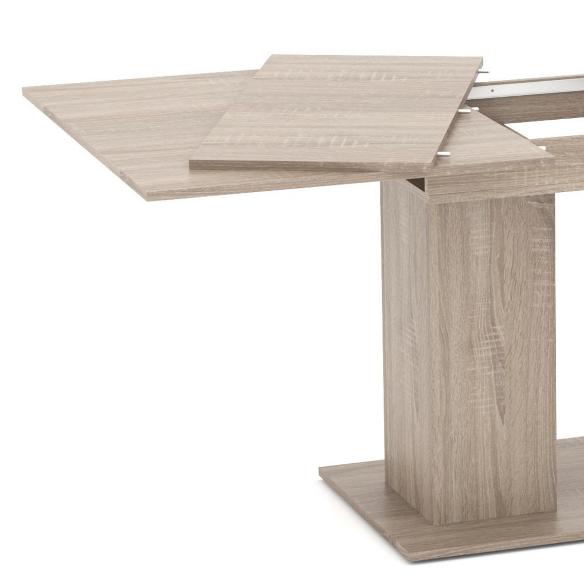 ESSTISCH Dix Sonoma 140 x 90 cm - Sonoma Eiche, Holzwerkstoff (90/140/76cm) - Vicco