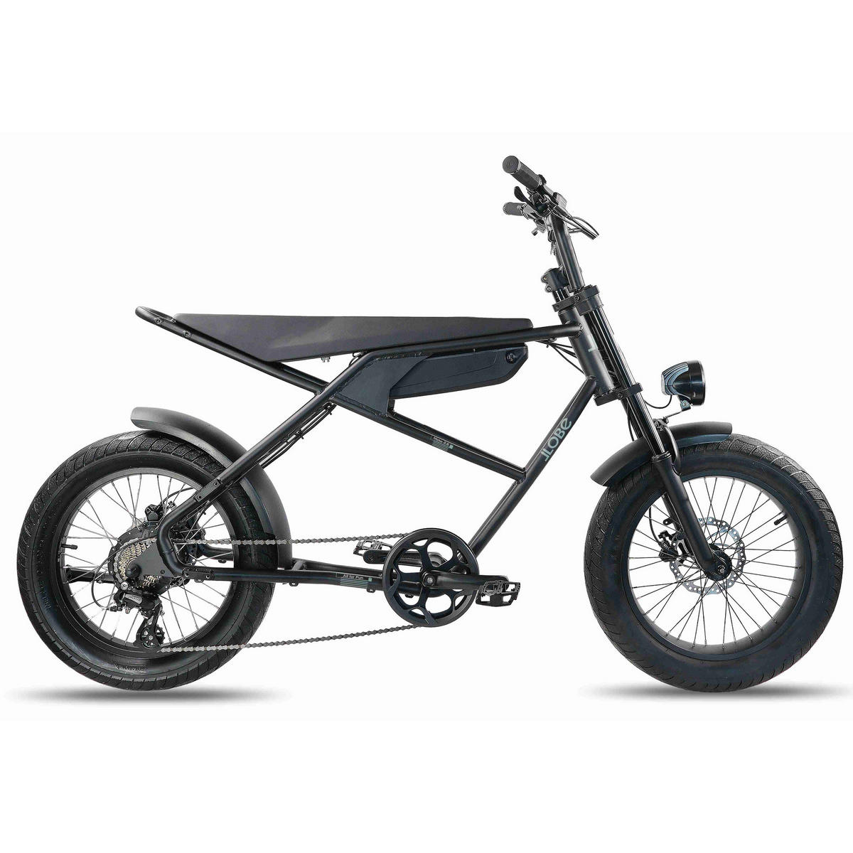 MOTO E-BIKE 20" MOTO 2.6 - Schwarz, Metall (110cm) - LLOBE