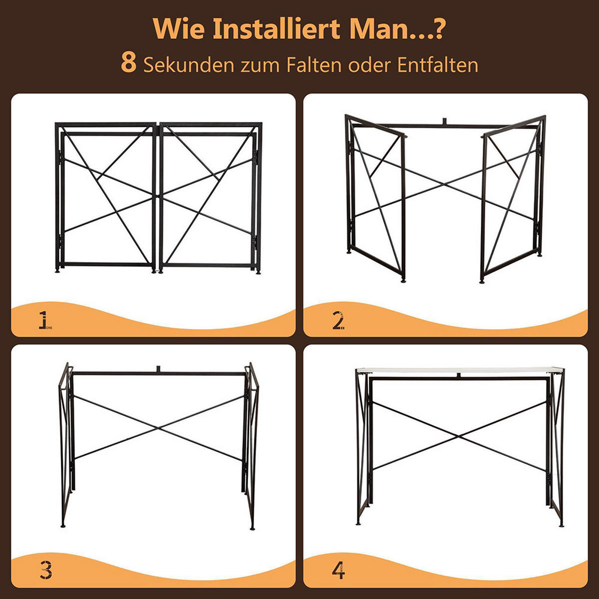 SCHREIBTISCH 99x50x75cm- Weiß - Weiß, Holz/Metall (99/50/75cm) - KOMHTOM