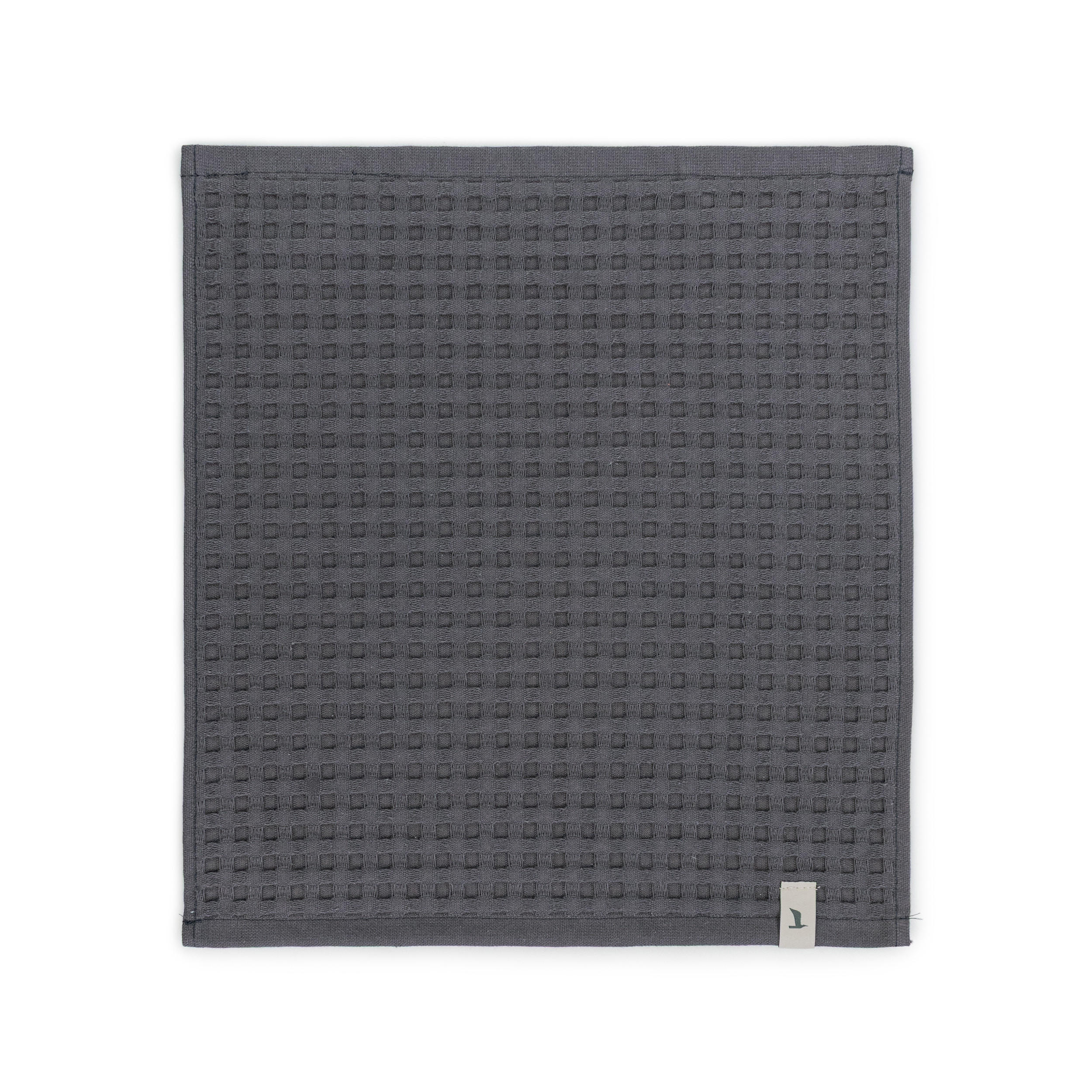 SEIFTUCH PIQUÉE - Graphitfarben, Textil (30/30cm) - MÖVE