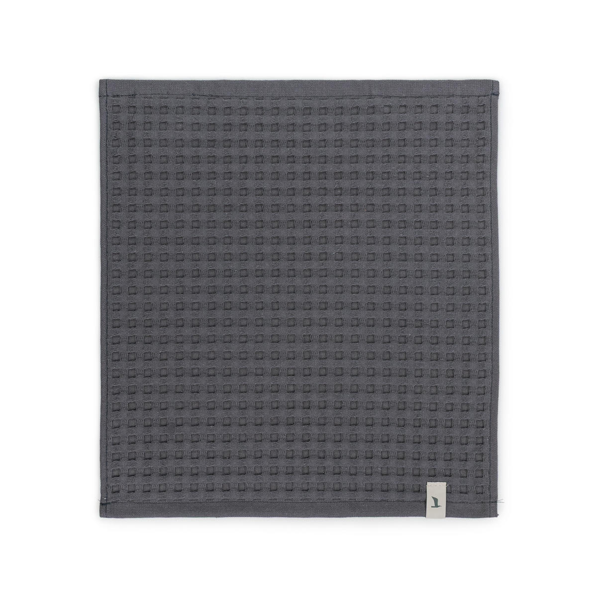 SEIFTUCH PIQUÉE - Graphitfarben, Textil (30/30cm) - MÖVE
