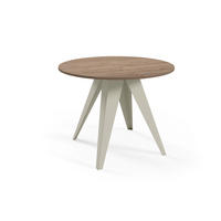 ESSTISCH Gerda - Kaschmir/Beige, Holzwerkstoff/Metall (90/90/76cm) - Meblini