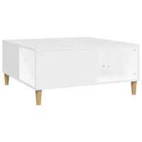 COUCHTISCH Weiß 80x80x36,5 cm Holzwerkstoff - Weiß, Holzwerkstoff (80/80/36.5cm) - furnicato