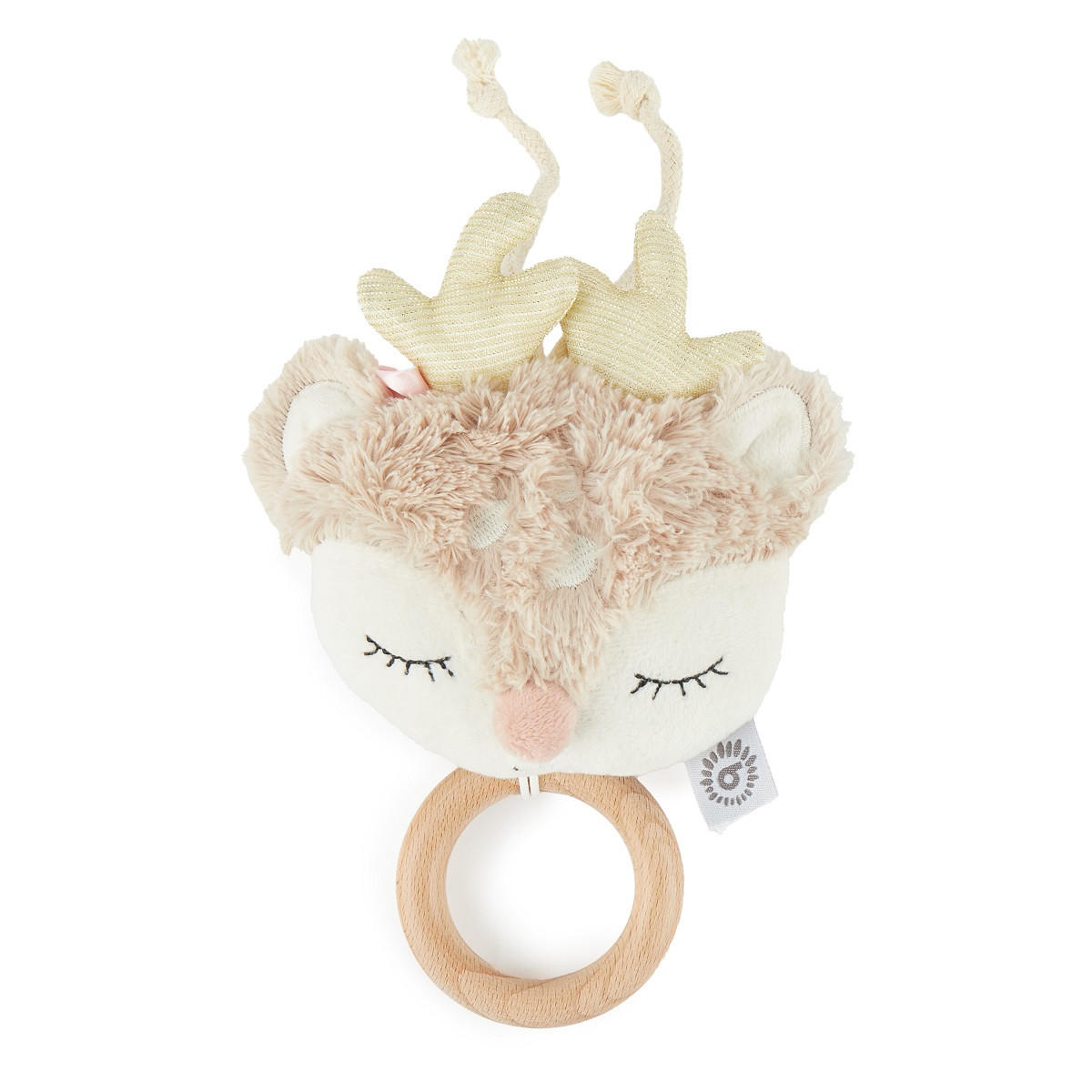 MUSIKSPIELUHR Reh - ab Geburt - Rosa, Textil (16/33cm) - Bieco Spielwaren