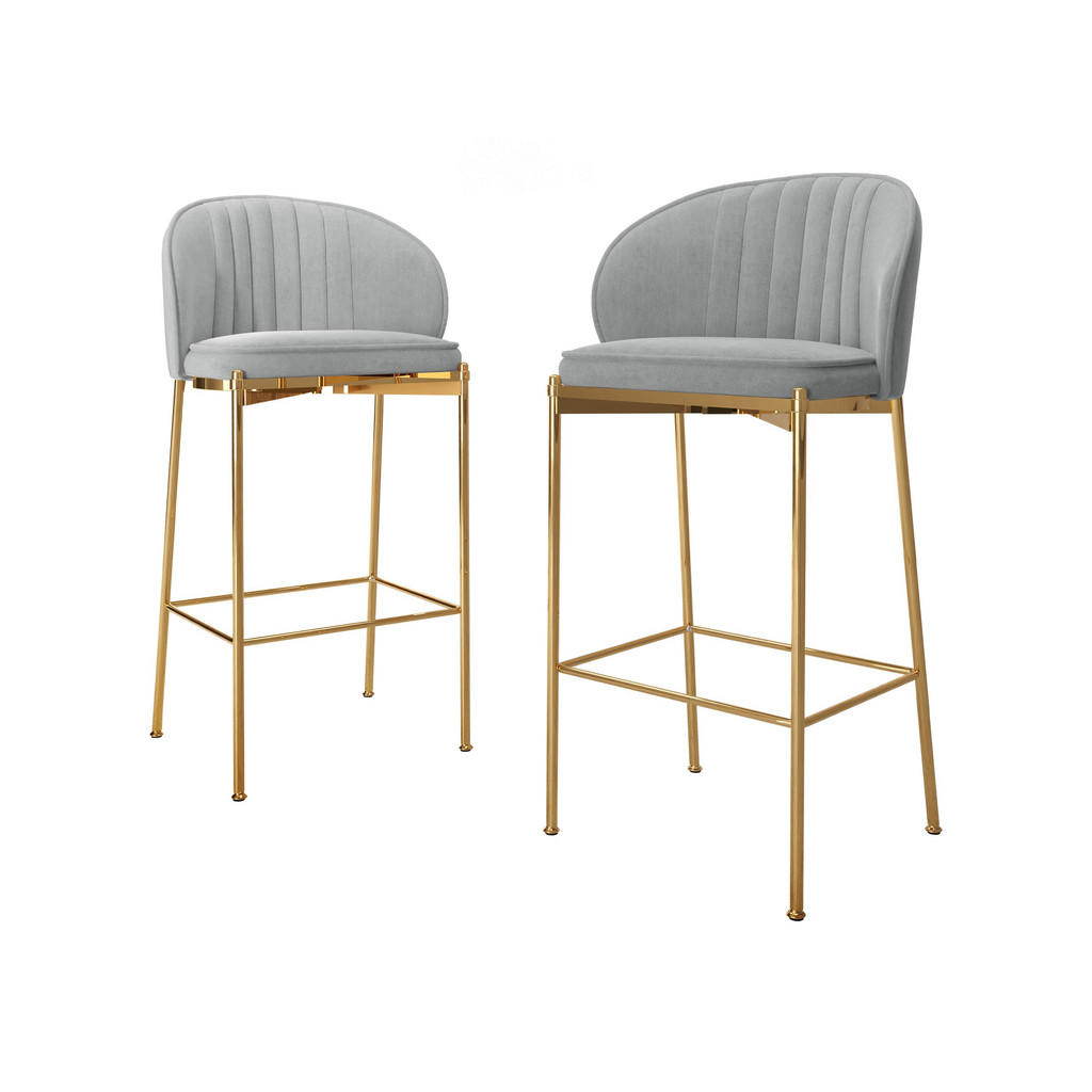 SCAUN DE BAR TAPITAT-SET Muz BS-1258/GL