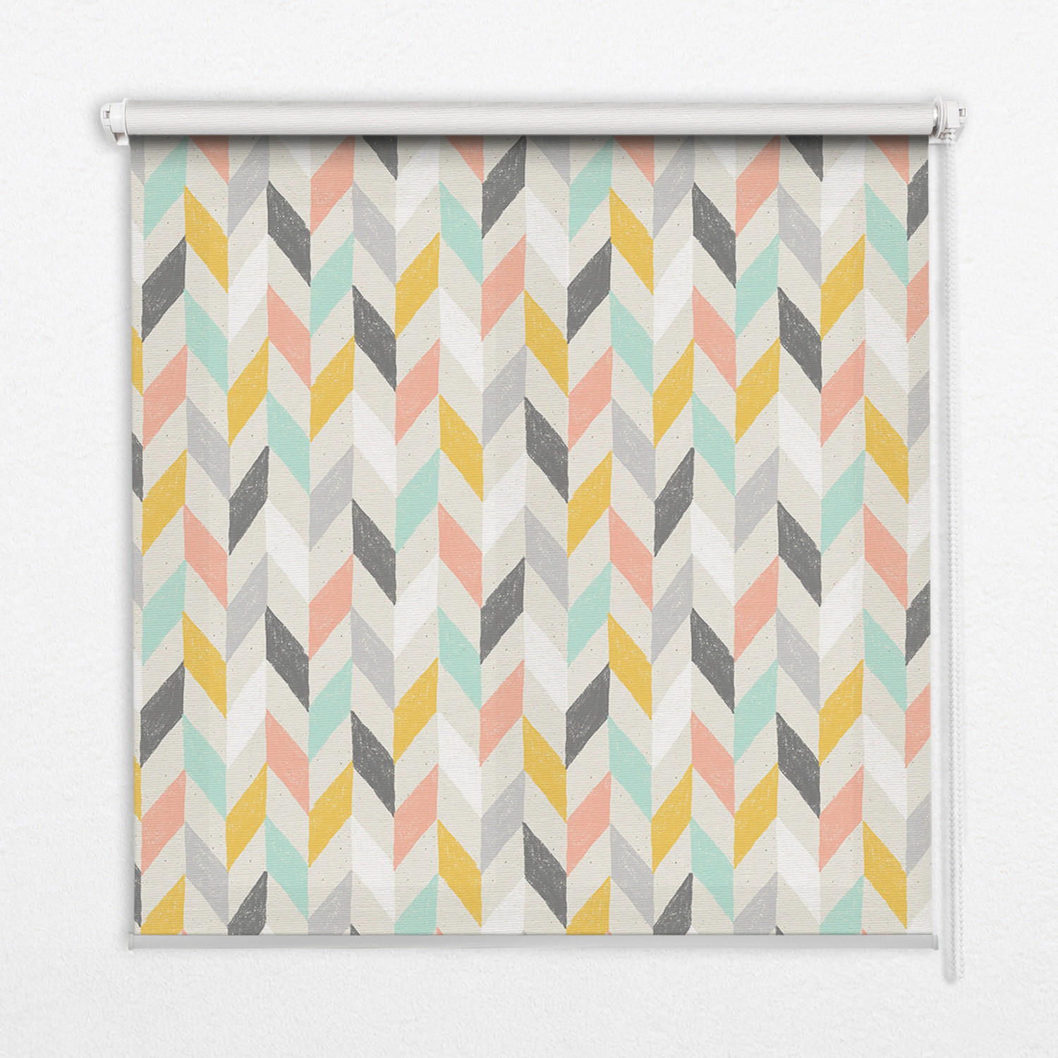 TULUP VNITŘNÍ roleta - okenní roleta - roleta - 100x180 cm - Barevné rybí kost