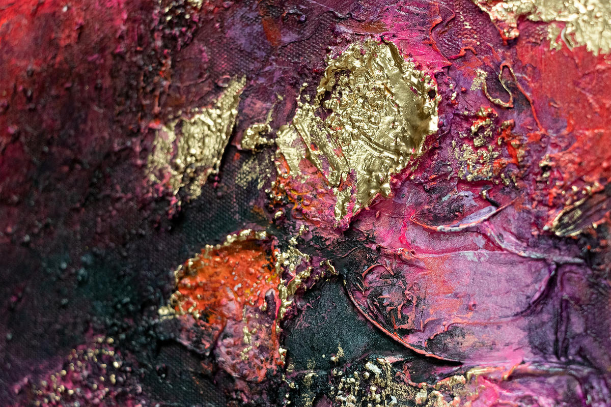 GEMÄLDE Heller Garten auf Keilrahmen 200x100 cm - Multicolor, Holz (200/100cm) - YS-art gallery