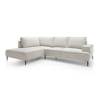 ECKSOFA OLMO Beige 275x195x83 cm - Beige, Textil (275/195cm) - FURNLUX