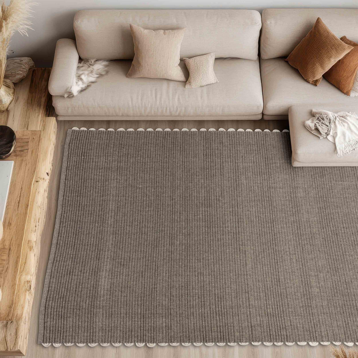 KOBEREC s krátkym vlasom OMIRA - tmavosivá, textil (120/170cm) - Schöner Wohnen