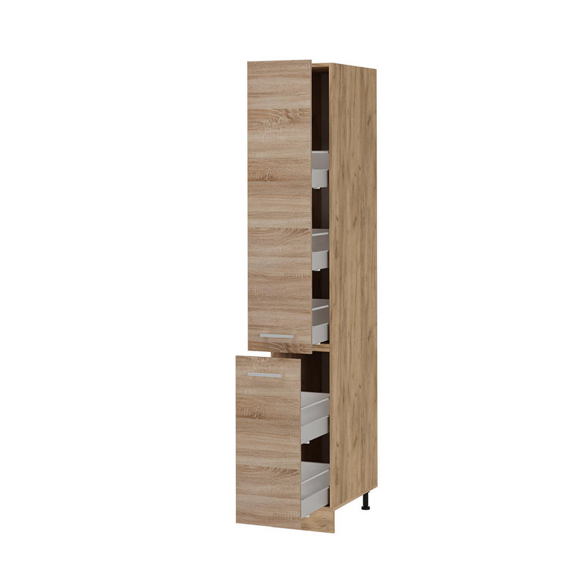 APOTHEKERSCHRANK R-Line Sonoma 30 cm - Honigeiche/Eiche Wotan, Holzwerkstoff (30/206.8/57.2cm) - Vicco