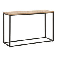 KONSOLENTISCH Catalina Eichefarben/Schwarz - Eichefarben, Holz (76/120/40cm) - Bessagi Home