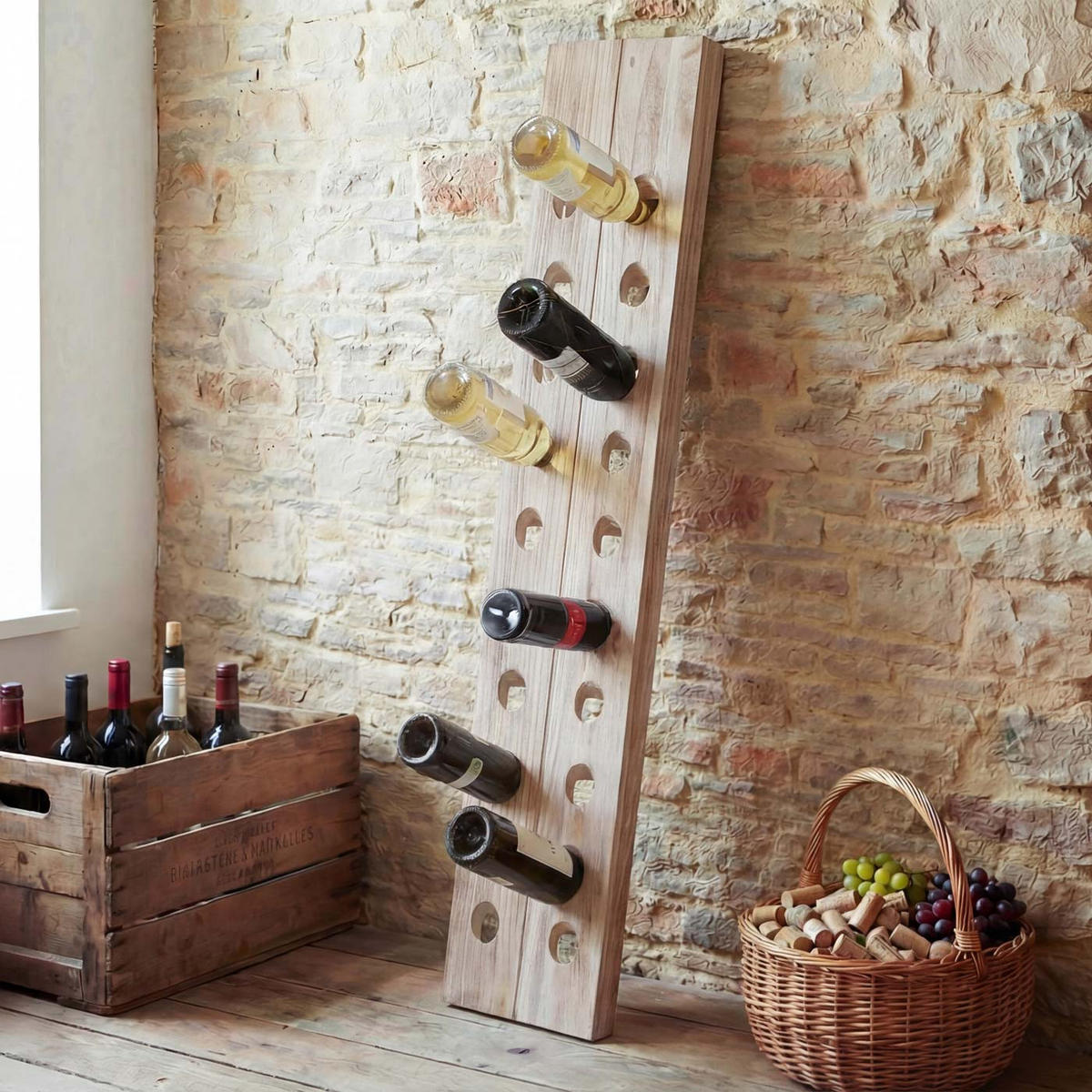 DEKO-RÜTTELBRETT Buche Dekor - Buchefarben, Holz (22/120/5cm) - MCW