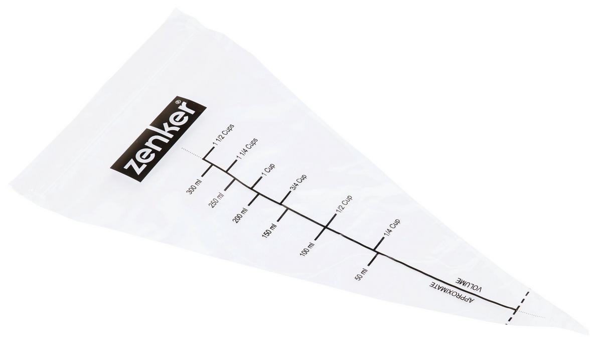 SPRITZBEUTEL Candy Transparent - Transparent, Kunststoff (33/1/15cm) - Zenker
