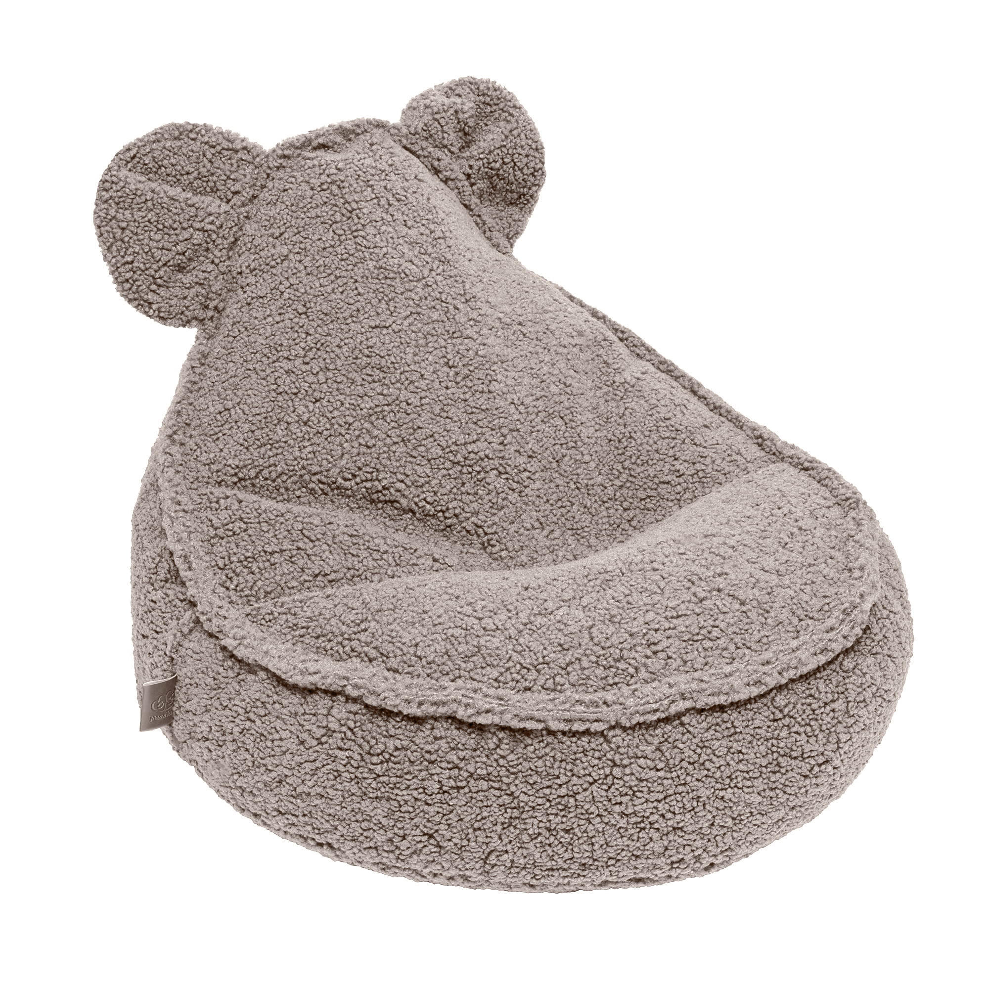 SITZSACK für Kinder, Bär, Bearly, Hellgrau - Grau, Textil (58/50/67cm) - MeowBaby