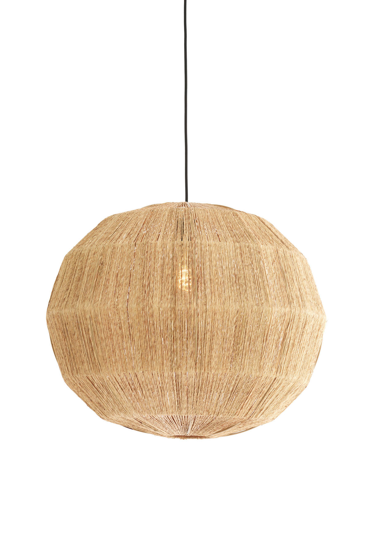 HÄNGELAMPE - Braun - 60/60/60 cm - Braun, Textil (60/60/60cm) - Light & Living