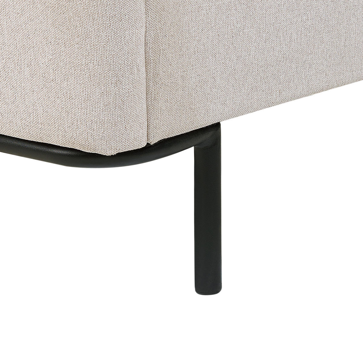POLSTERBETT mit Lattenrost 180x200 cm Beige Corio - Creme, Textil (180/200cm) - Beliani