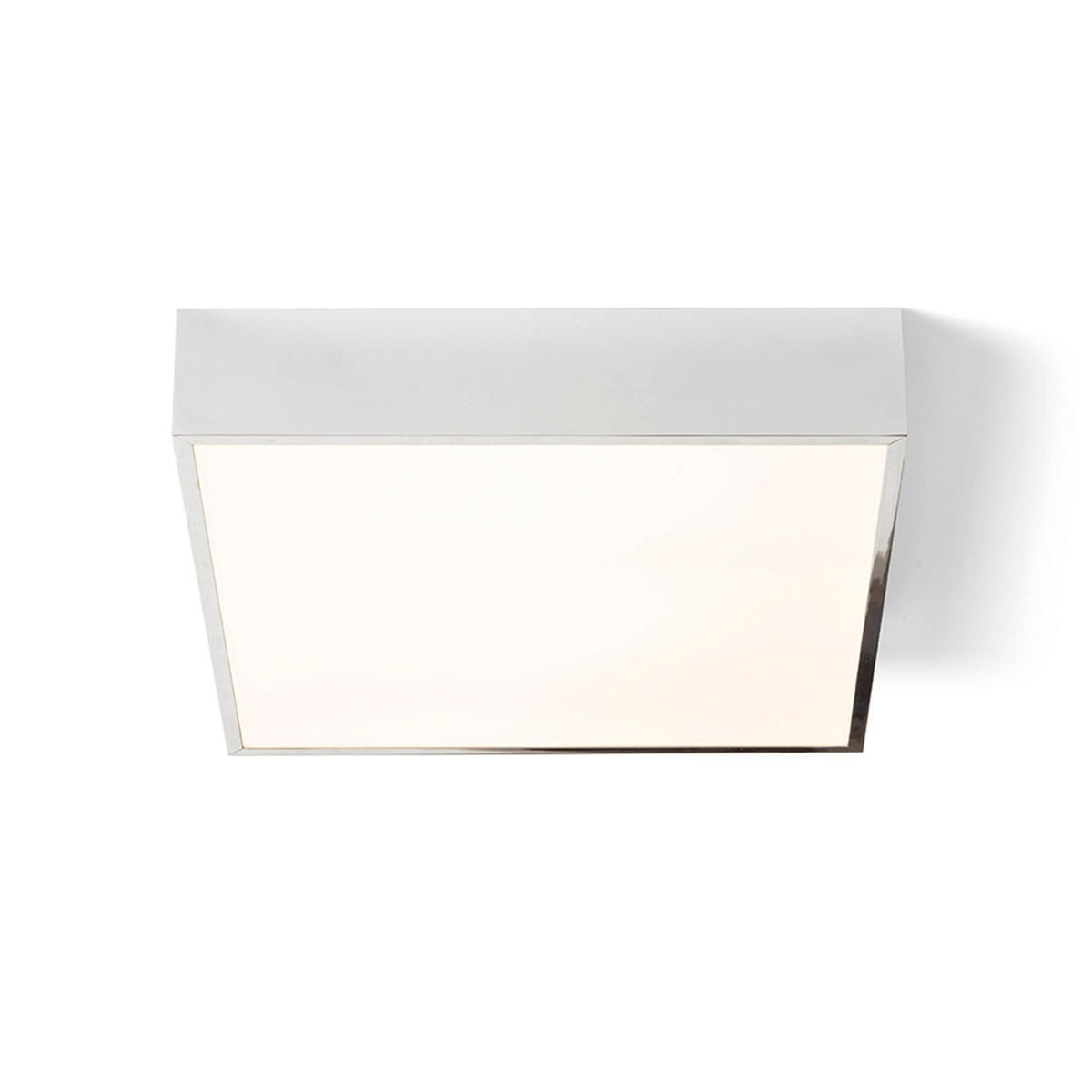 DECKENLEUCHTE MERANO LED 30 Chrom 16 W IP44 - Chromfarben, Metall (30/30/63cm) - Rendl