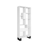 REGAL Bibliothek, Weiß, 67/31/174cm - Weiß, Holzwerkstoff (67/174/31cm) - Skraut Home