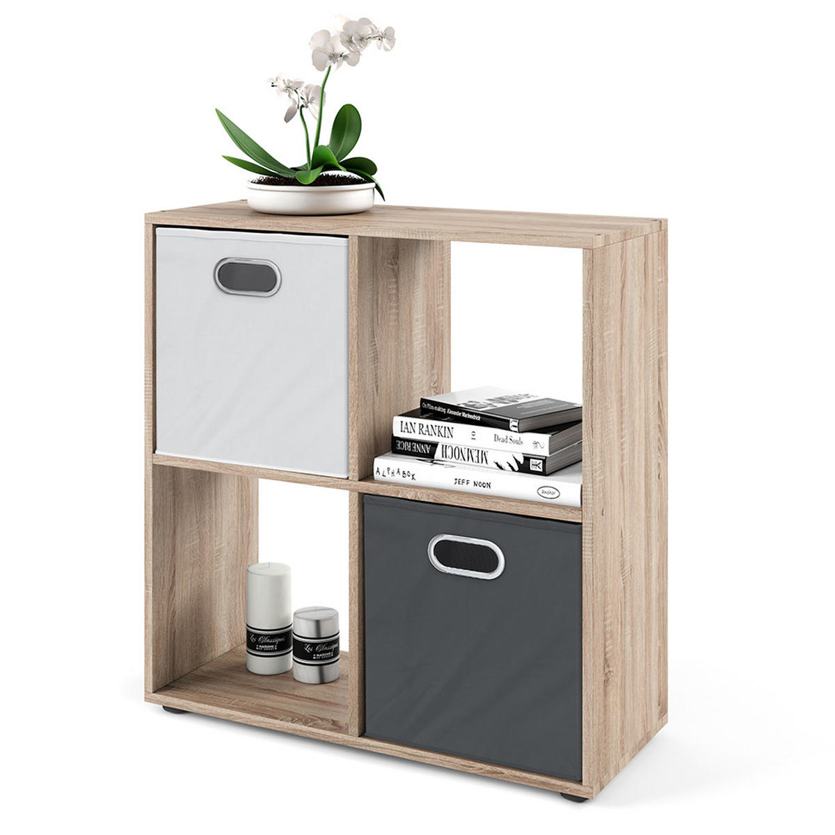RAUMTEILER Tetra Sonoma 72.6 x 72 cm - Sonoma Eiche, Holzwerkstoff (72.6/72/29cm) - Vicco