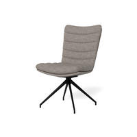 DREHSTUHL Ondris 2er-Set Aschgrau - Grau, Textil (50.5/96.5/65cm) - Pillovely