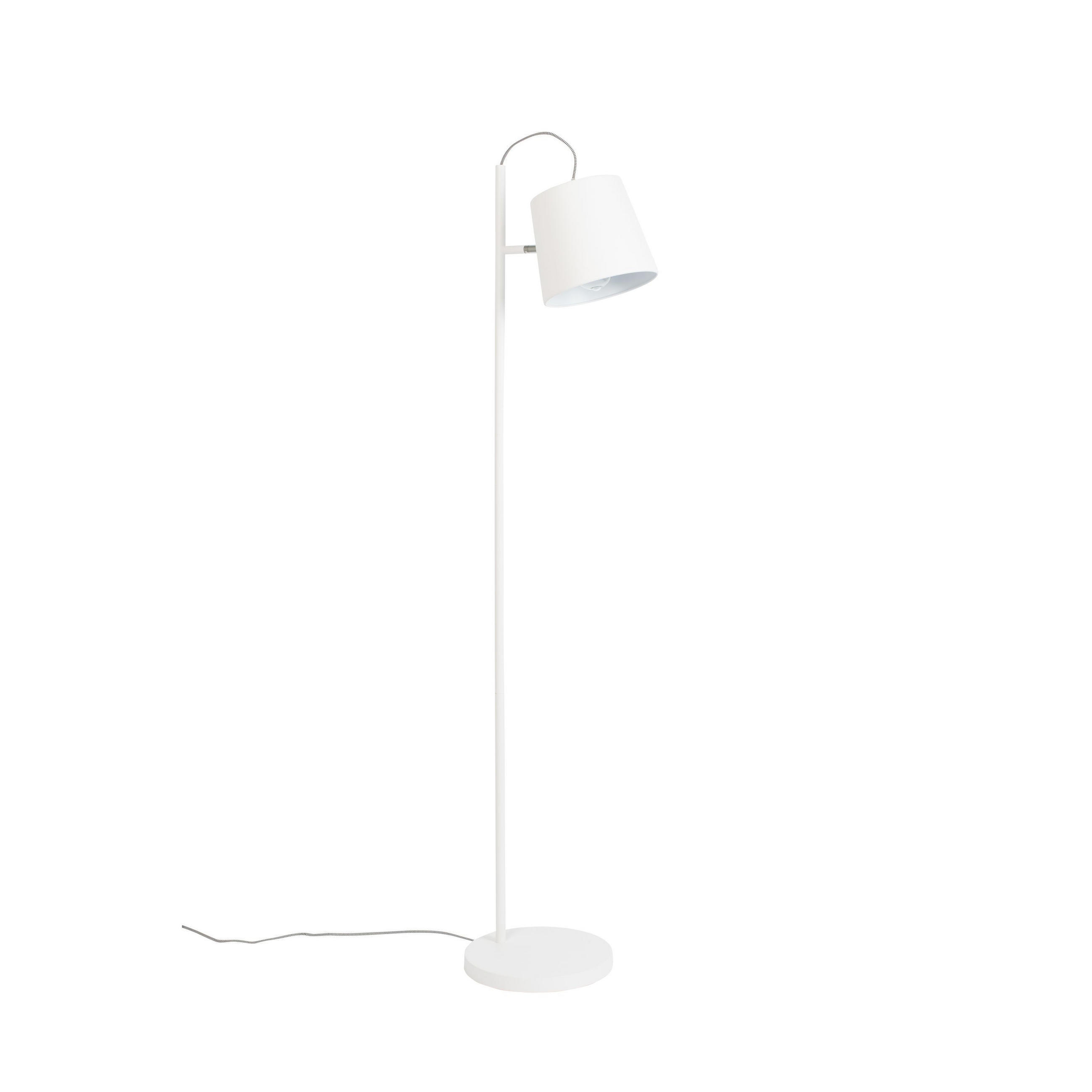 STEHLAMPE Buckle Head Weiß - Weiß, Metall (28/28/150cm) - Zuiver