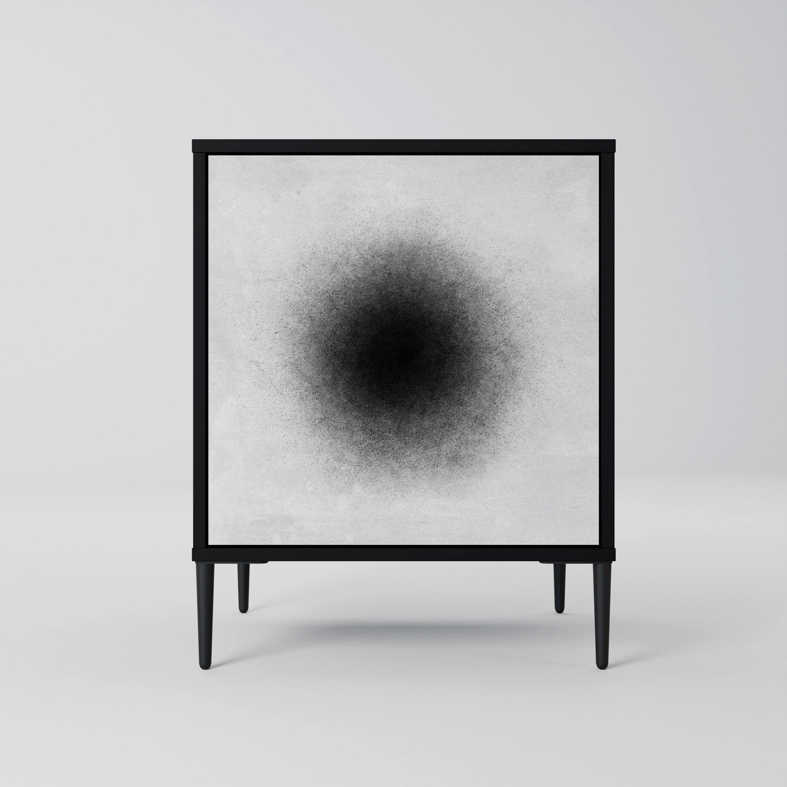 SpaceRebels Sideboard Schwarz 57.5x72.5x42 cm