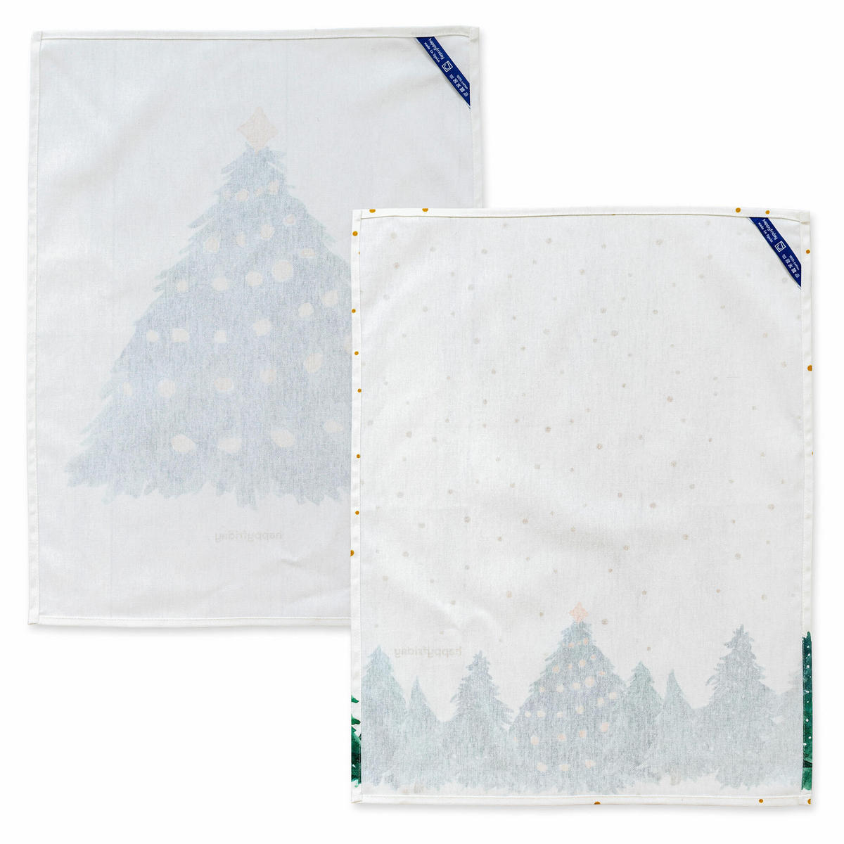 GESCHIRRTUCH (2 tlg) sapin 70x50 cm mehrfarbig - Multicolor, Textil (70/50cm) - Happy Friday
