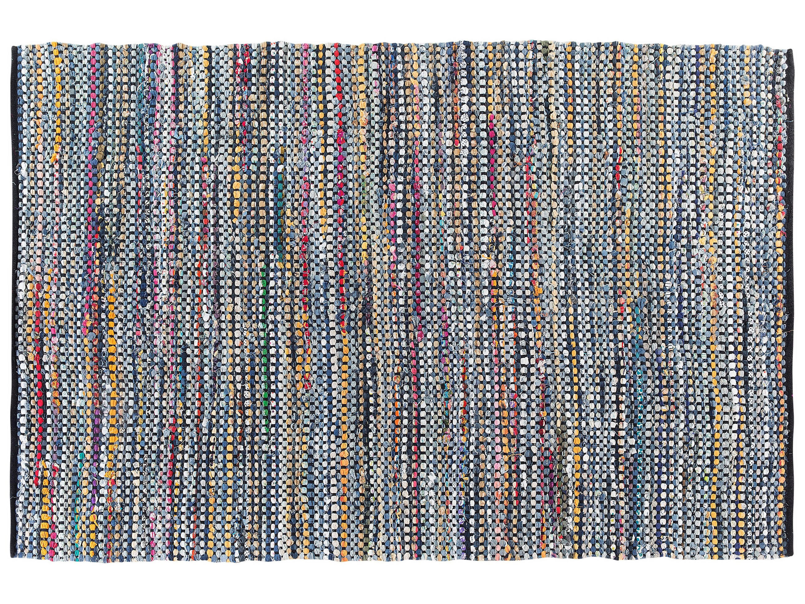 TEPPICH geflochten Alanya 200/140 cm - Multicolor, Textil (140/200cm) - Beliani