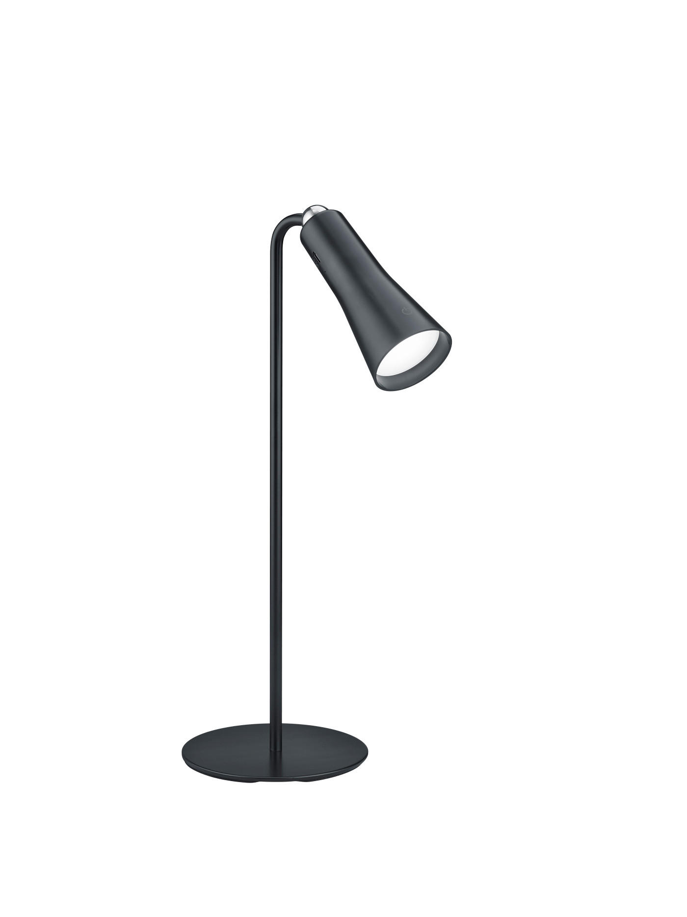 Trio Leuchten Tischlampe Schwarz 20x36x20 cm