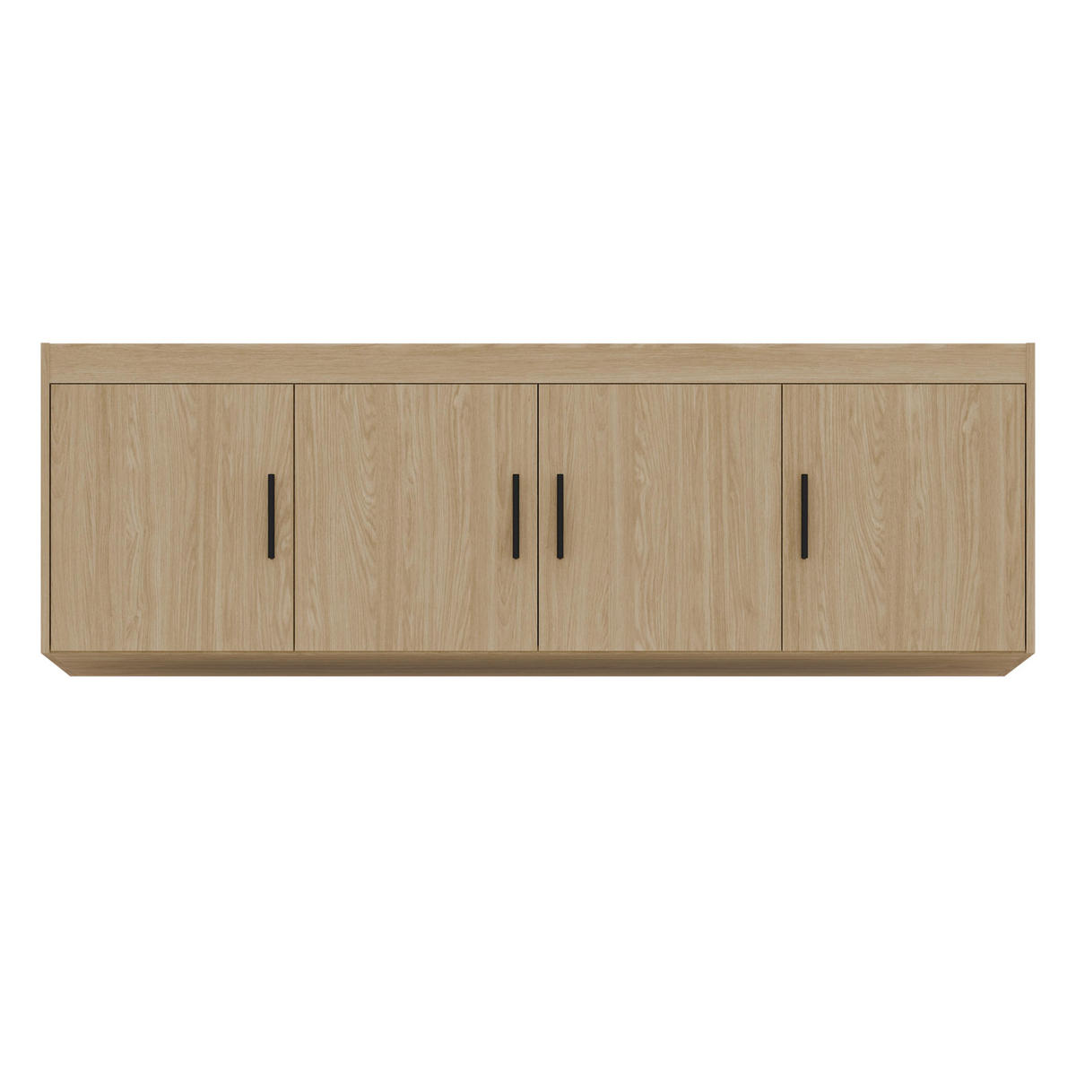 AUFSATZSCHRANK Storicos Geölte Eiche 176,3/55,5/53 cm - 4T Modern - Eichefarben, Holzwerkstoff/Kunststoff (176.3/55/53cm) - AX Living