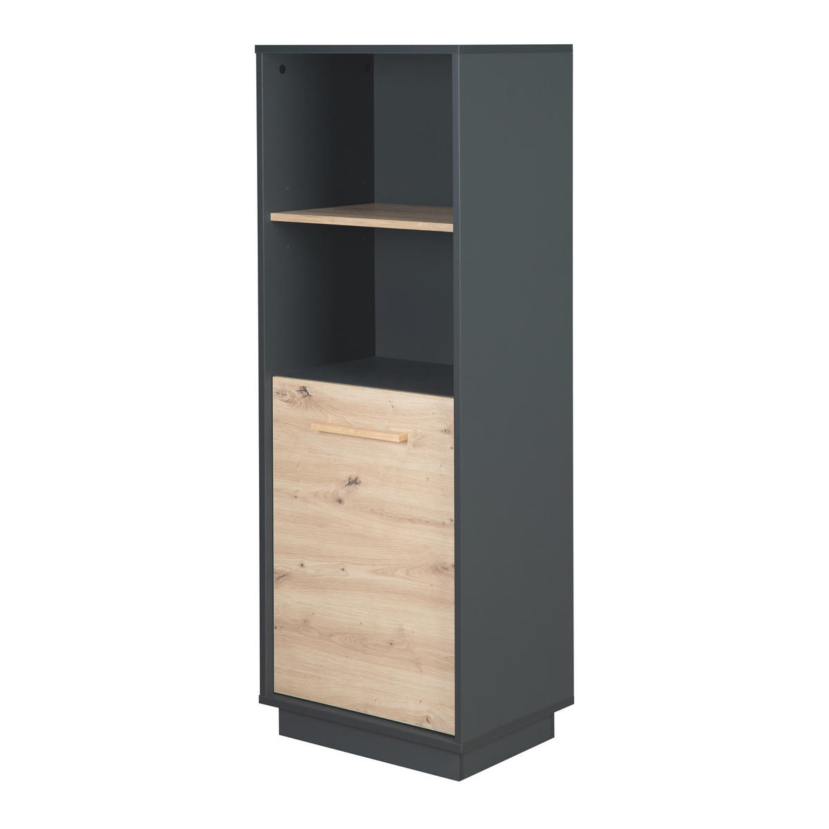 STANDREGAL Lenn - Anthrazit, Holzwerkstoff (55/150/40cm) - Roba