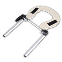 KOPFSTÜTZE für Massageliegen, leichte Reinigung,grau - Grau, Metall (25/4.5/26cm) - tectake