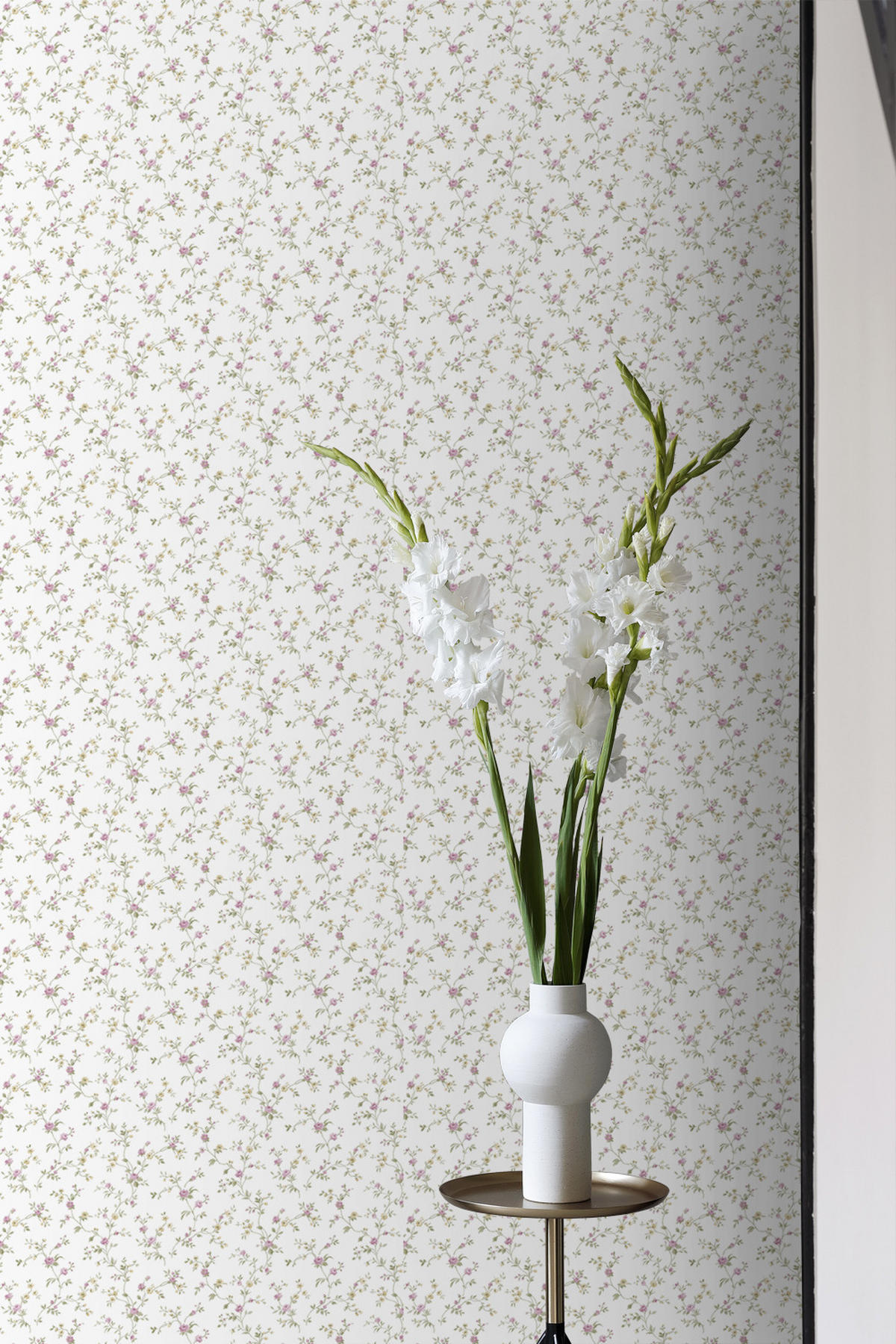 TAPETE Blumen 53 cm x 10 m - Pink, Papier (53/0.1cm) - Sanders & Sanders