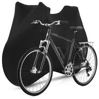 FAHRRADABDECKUNG Komplettumschlag mit Reißverschluss 27.5 Zoll - Schwarz, Textil (175/1/190cm)