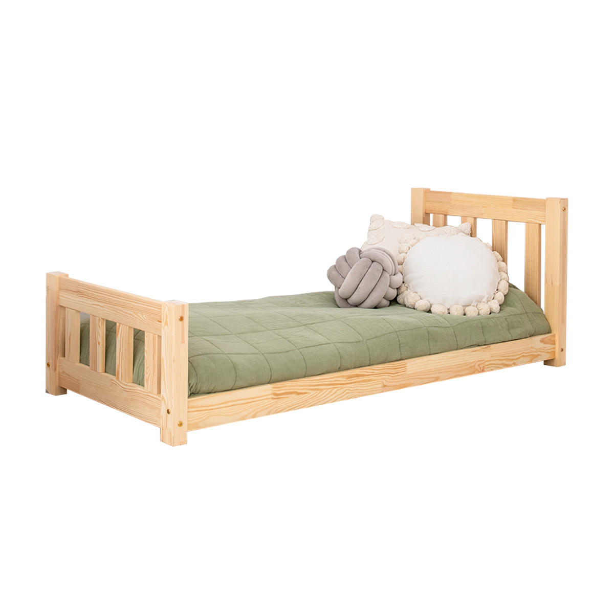 DĚTSKÁ POSTÝLKA 70/140 Adeline Přírodní dřevo - hnědá, dřevo (70/140cm) - Petits-meubles