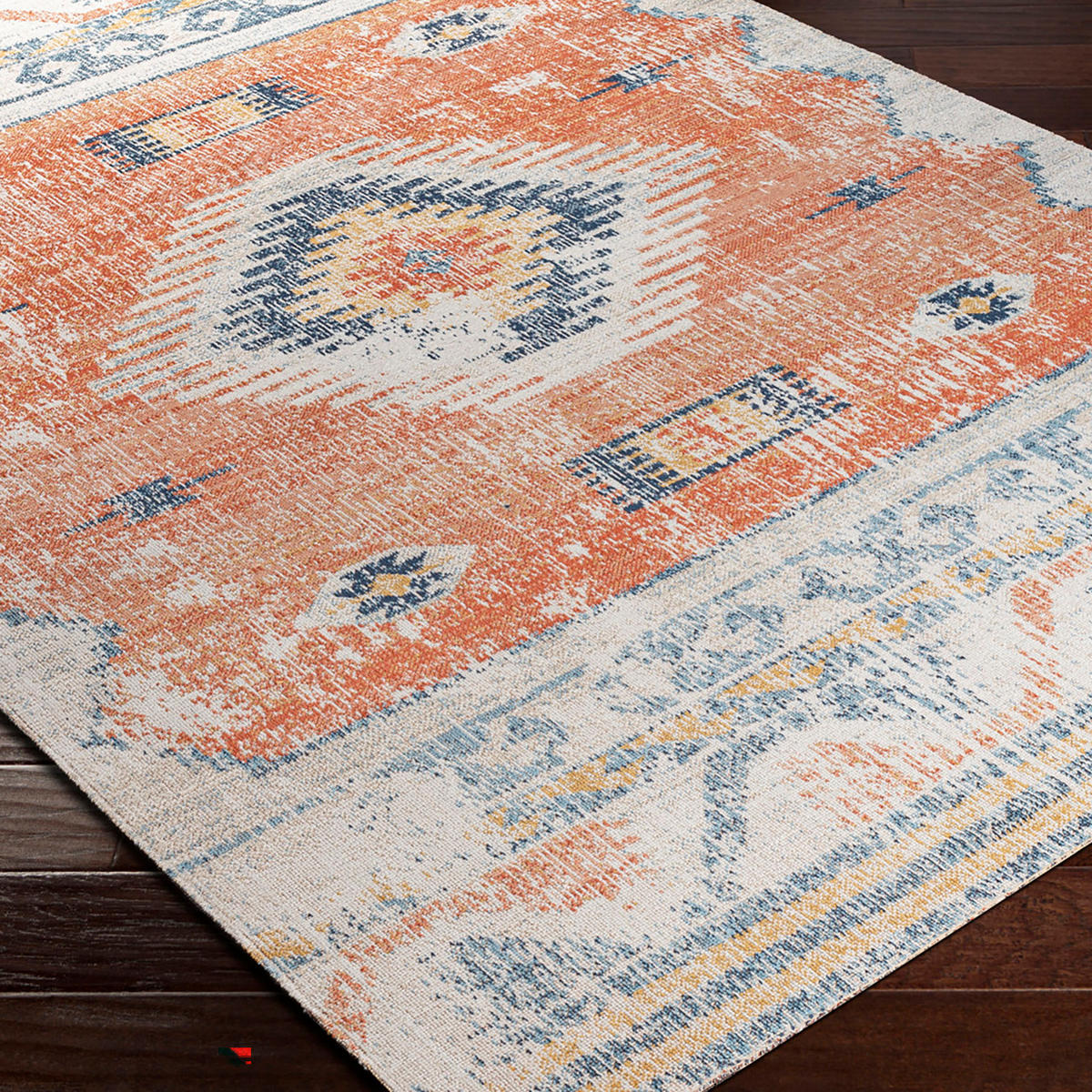 VINTAGE-TEPPICH Nawel 200/275 cm Dunkelorange - Dunkelorange, Textil (200/275cm) - LIVABLISS