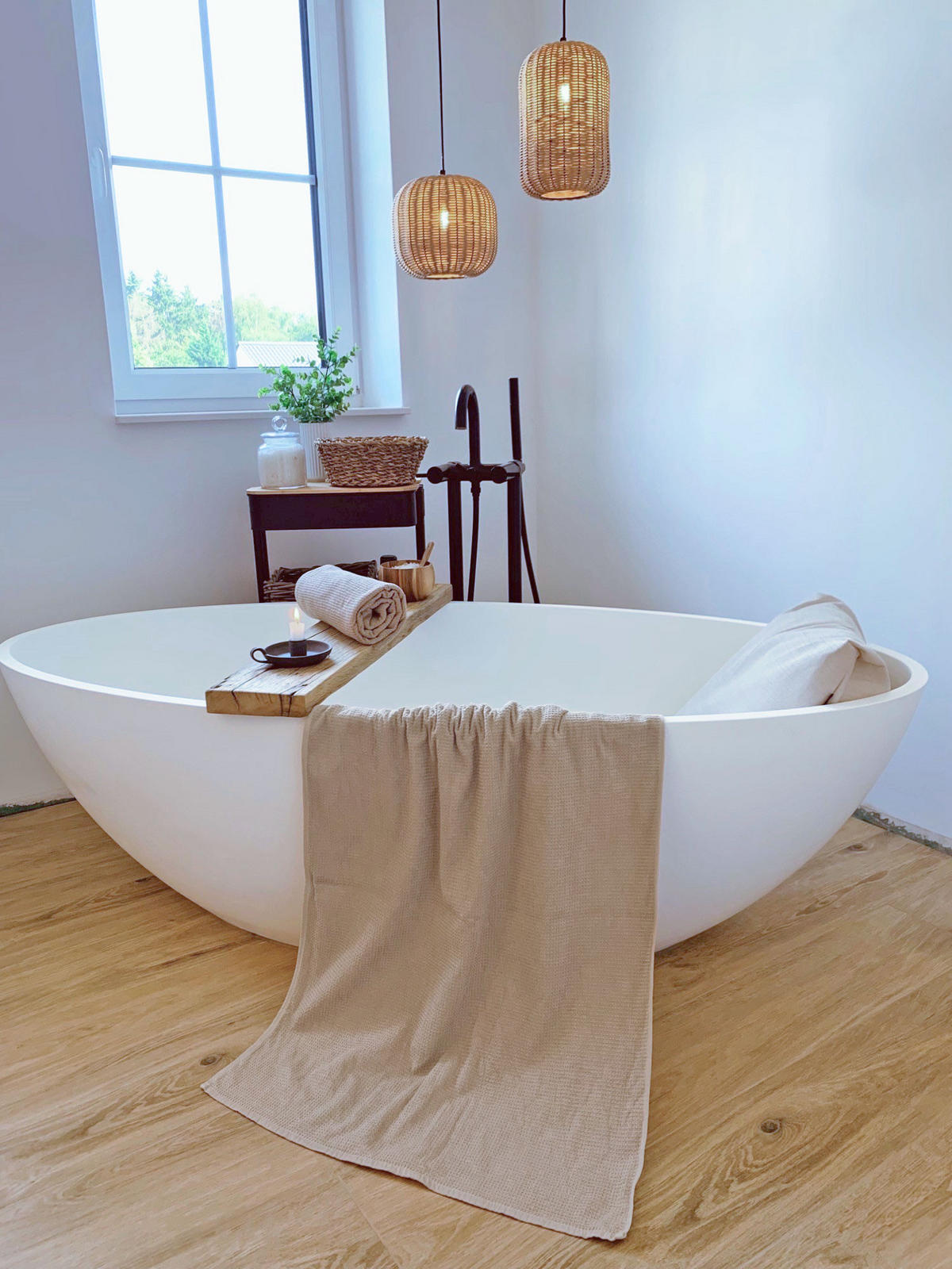 SAUNATUCH, 2er-Set, 70x180 cm, 100% Baumwolle, Braun - Cappuccino, Textil (70/180cm) - Zollner