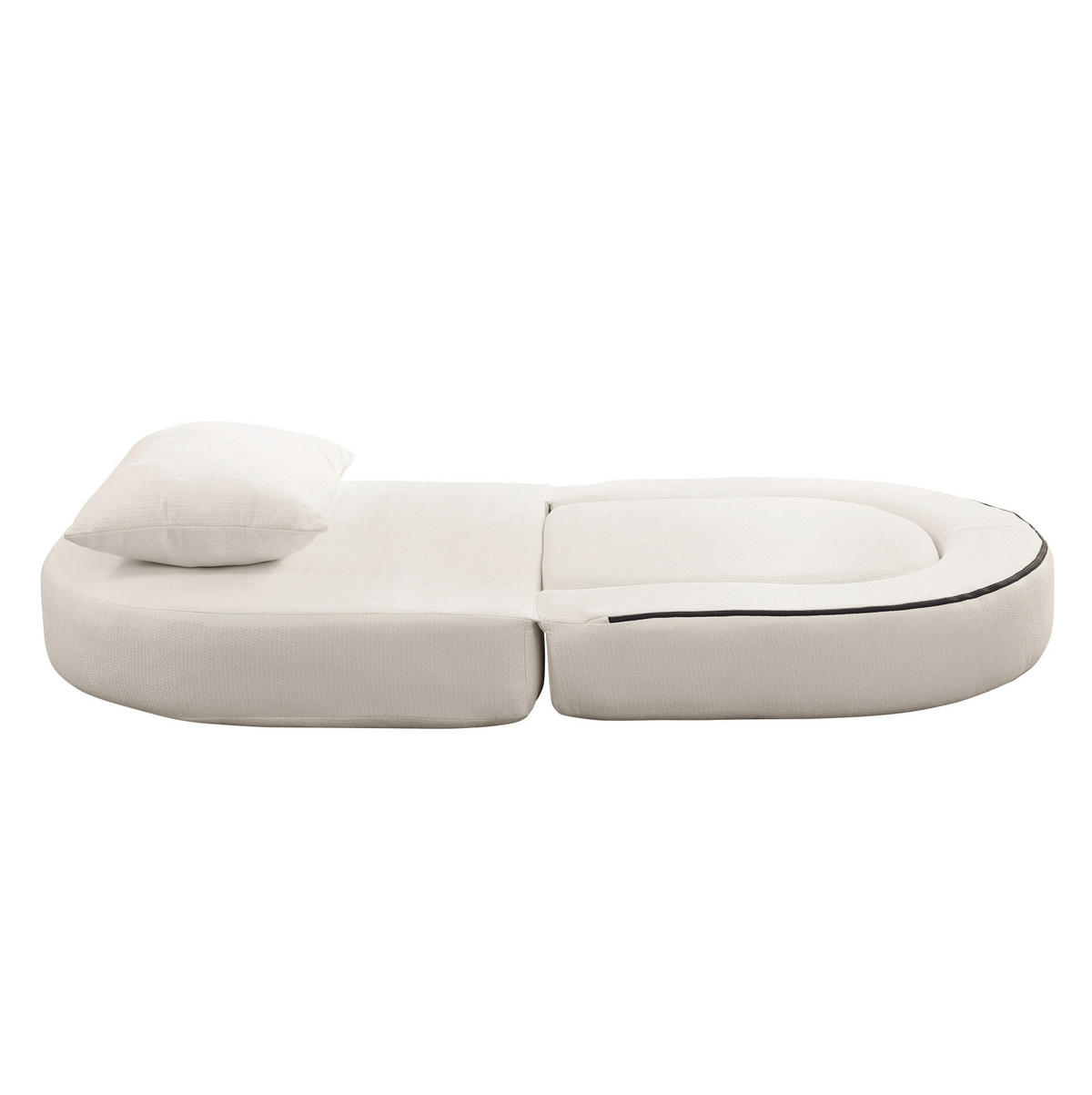 SOFA-SET modular 1-tlg. Beige Chenille - Beige, Kunststoff (90/21/101cm) - Meubliv