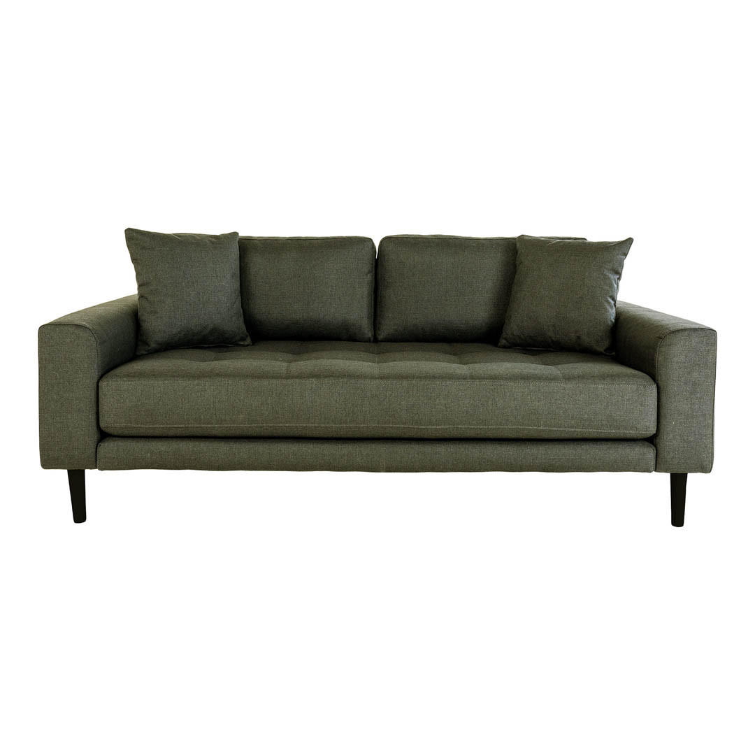 2,5-SITZER-SOFA grün - Grün, Textil (180/76/93cm) - ebuy24