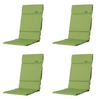 GARTENSTUHLKISSEN Rippe 125/50 cm 4er-Set - Grün, Textil (50/3/125cm) - Madison