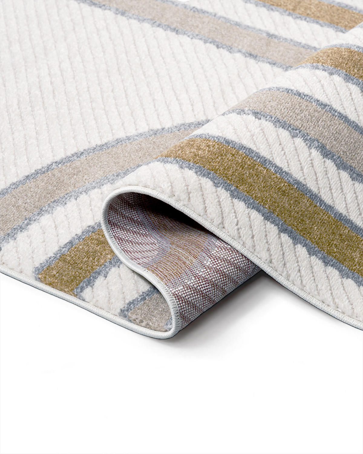 BARNMATTA Alora Rojo Mazovia 120x170cm Creme Rosa Geometrisk Kort Lugg - Cremefärgad, Textil (120/170cm) - Mazovia