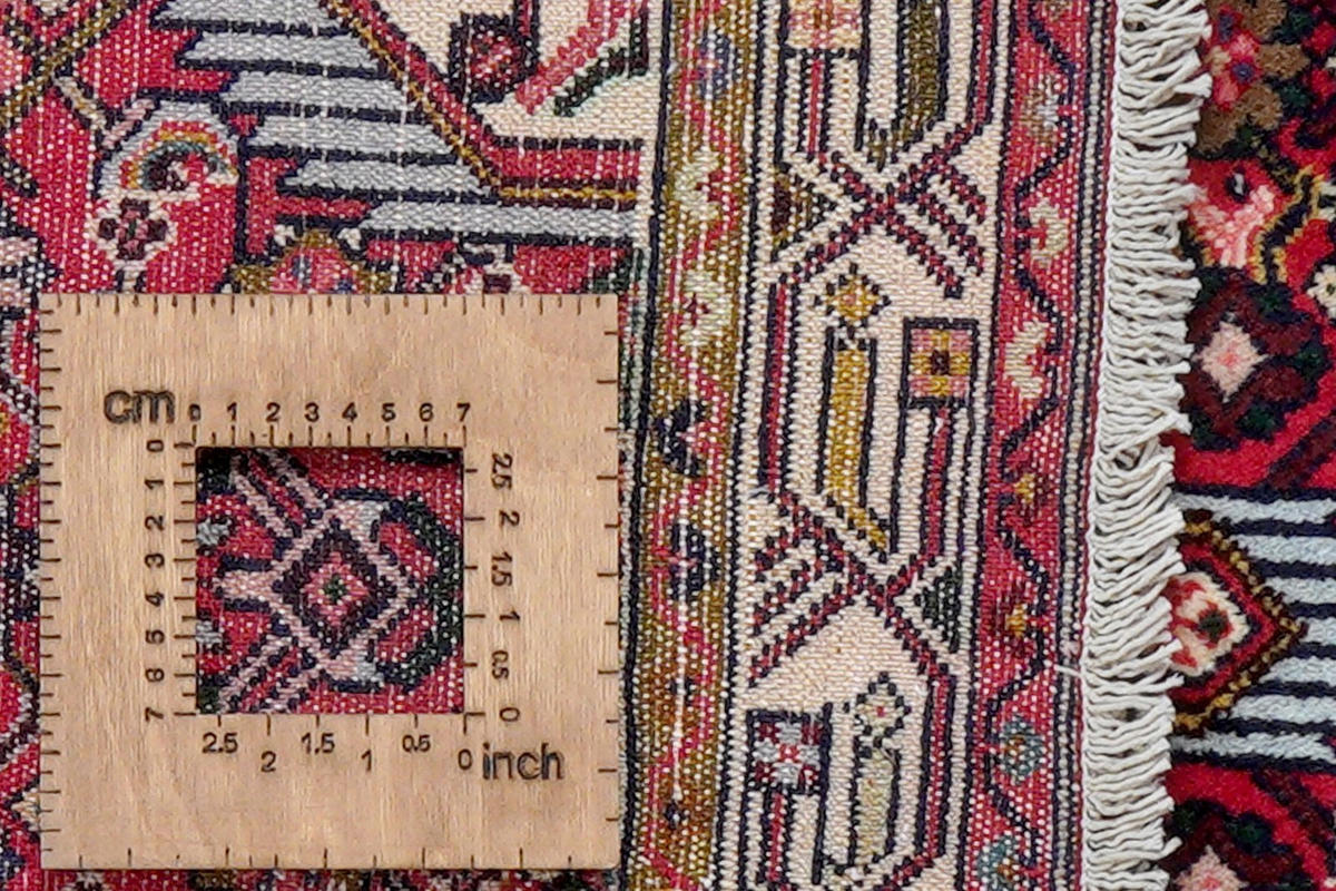 LÄUFER Orient handgeknüpft Assadabad Rot 212/77 cm Schurwolle - Rot, Textil (77/212cm) - Looma
